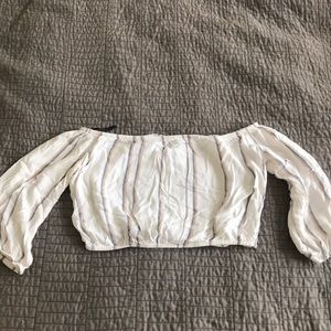 Off the shoulder Crop Top